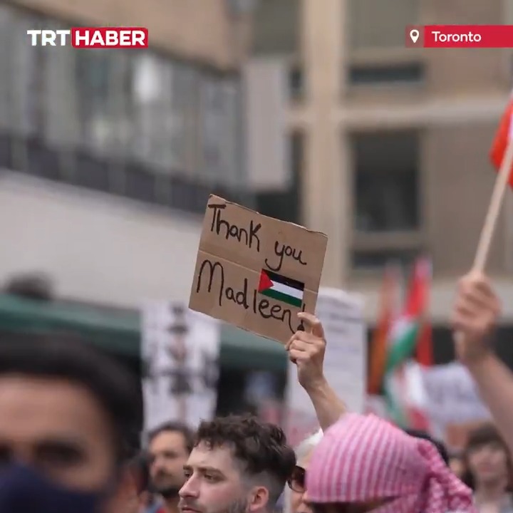 Kanada, Almanya, Danimarka, Fransa... Soykırımcı İsrail'in Gazze'ye yardım taşıyan Madleen gemisine saldırısı birçok ülkede protesto edildi.