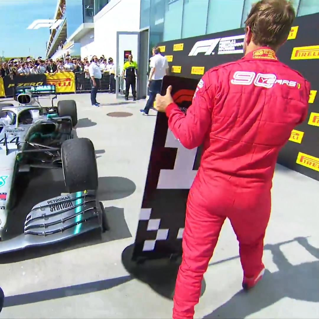 The Seb vs Lewis rivalry may have peaked in 2017-18... But this skirmish in 2019 is surely their most iconic 😱 #F1 #CanadianGP