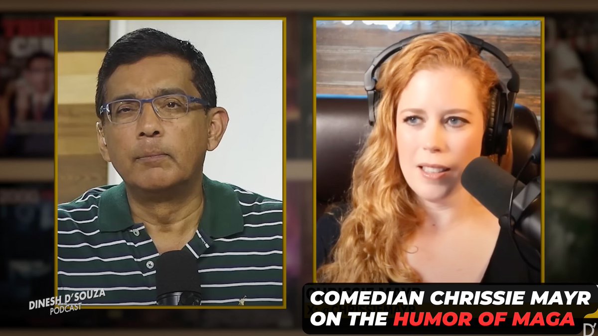 Does MAGA have a sense of humor? Comedian Chrissie Mayr🇺🇸 weighs in.