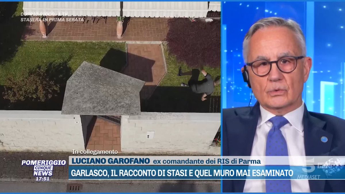 Caso #Garlasco, il racconto di #AlbertoStasi e quel muro mai esaminato Luciano Garofano a #Pomeriggio5: "L'indagine e le sentenze hanno dimostrato che il suo racconto non era veritiero"