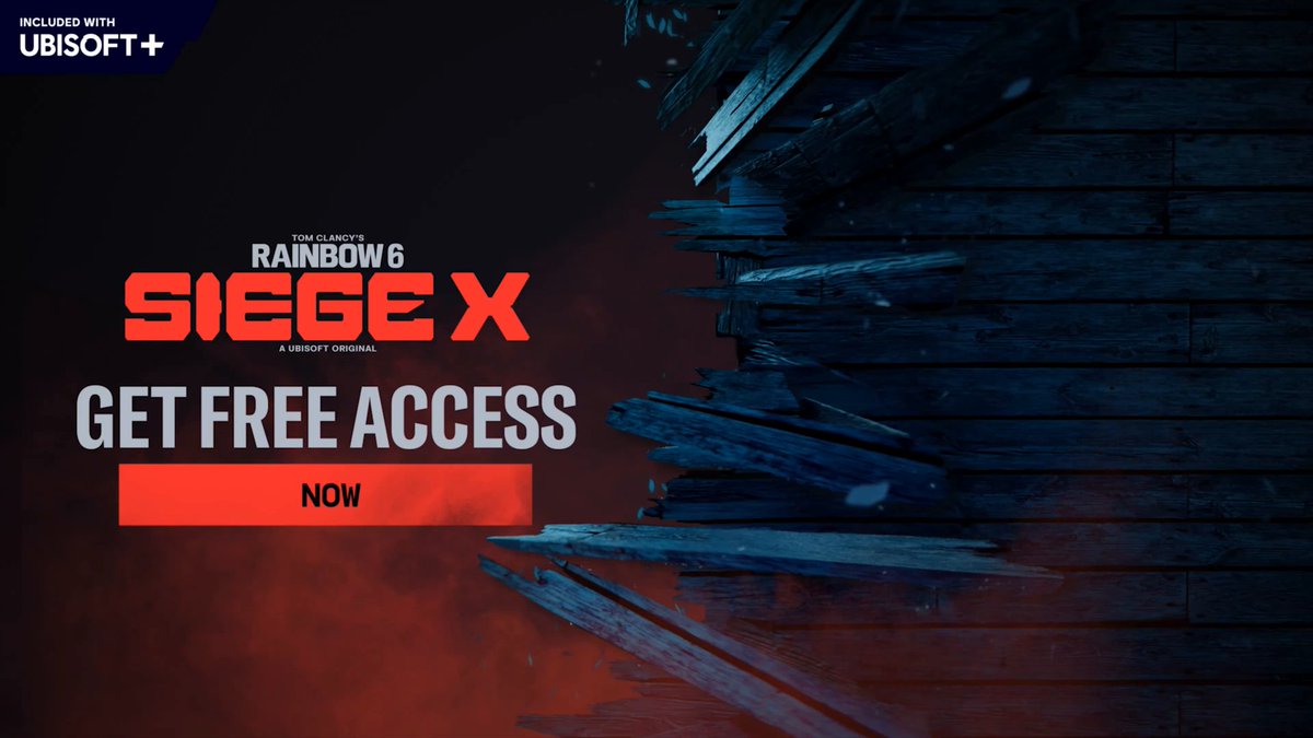 A new era of Rainbow Six Siege has begun! Get Free Access to #SiegeX and discover major upgrades, a new game mode and more! Play Siege X now 🔗