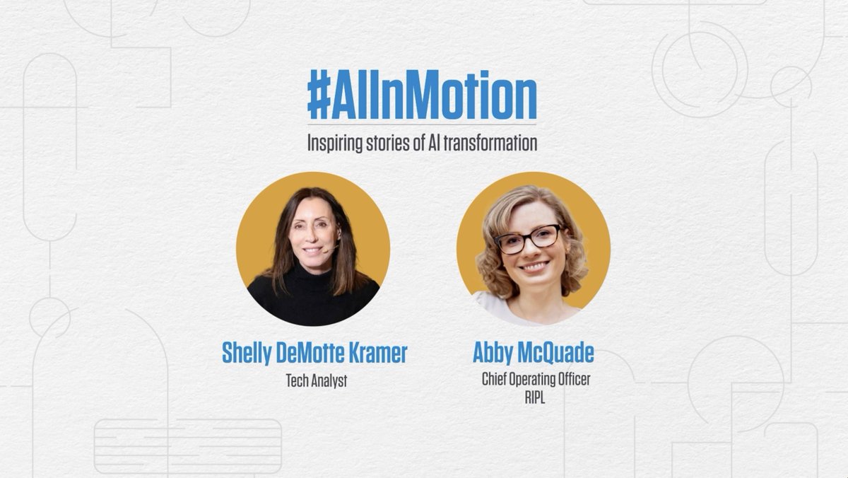 Interest in bringing AI into government services is high, says Abby McQuade of Research Improving People's Lives. The problem is figuring out how to implement the technology to best benefit the population. Find out more about how companies are tackling the toughest challenges in today’s business landscape in the latest episode of our #AIInMotion series hosted by Analyst Shelly Kramer. ▶️ #WomenInAI #AIInMotion #AIinGov