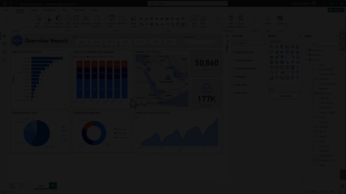 دورة Power BI الجديدة بأسلوب الفيديوهات السريعة! 🚀 الدرس الثاني عشر: لوحة المعلومات Tooltips شاهد السلسلة كاملة على يوتيوب: 🔗 🎥 #PowerBI #تحليل_البيانات💻📈