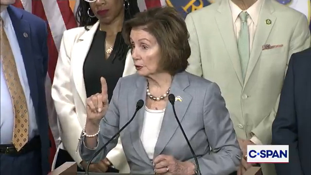 .Nancy Pelosi: "On January 6th...we begged the president of the United States to send in the National Guard. He would not do it...And yet, in a contra-constitutional way, he has sent the National Guard into California. Something is very wrong with this picture."