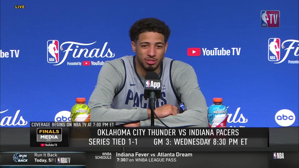 .Tyrese Haliburton recalls his first dinner with Rick Carlisle in Indy, their mutual respect, and how their journey has led them to the #NBAFinals 🙌