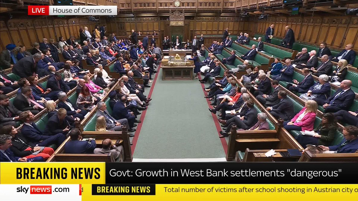 "We need further action from the Israeli's now," says Foreign Office minister Hamish Falconer MP as he outlines new UK sanctions on Israeli ministers. 📺 Sky 501, Virgin 602, Freeview 233 and YouTube