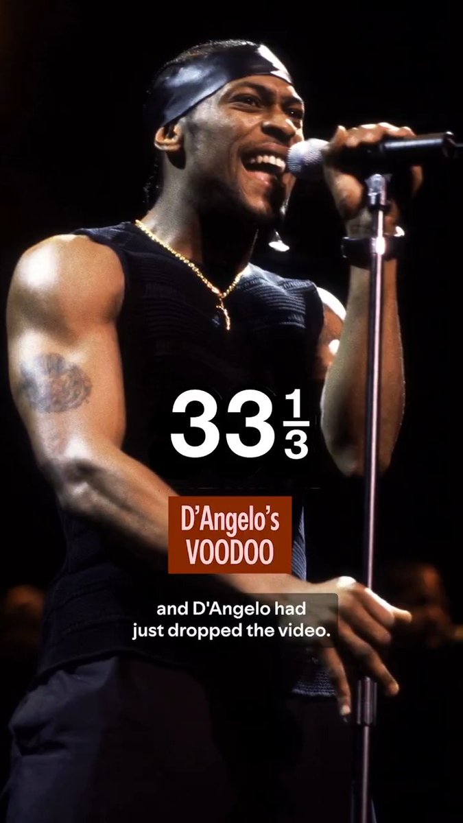 We all remember THE video. Revist D'Angelo's classic 2000 album, 'Voodoo,' with the 33 1/3 Books audiobook on Spotify 🖤