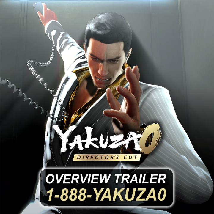 Wonder what Kiryu and Majima are up to these days? Give them a call! Dial 1-888-YAKUZA0 (925-8920) to find out.
