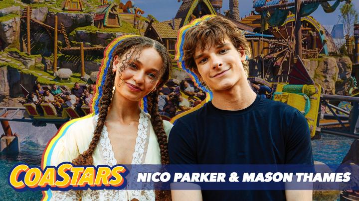 Soar like legends. 🐉 Mason Thames and Nico Parker take flight on Hiccup’s Wing Gliders through the Isle of Berk on an all new episode of COASTARS this Thursday! Don't miss Universal Pictures’ Live-Action How To Train Your Dragon - In Theaters on June 13 #HowToTrainYourDragon