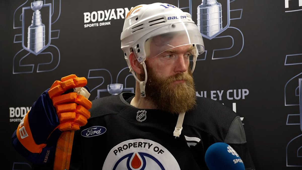 "We just gotta have a moment of realization that we're three wins away. We're one win away from having a best out of three with two home games." Mattias Ekholm on the #Oilers approach to Thursday's matchup. Enterprise | #LetsGoOilers