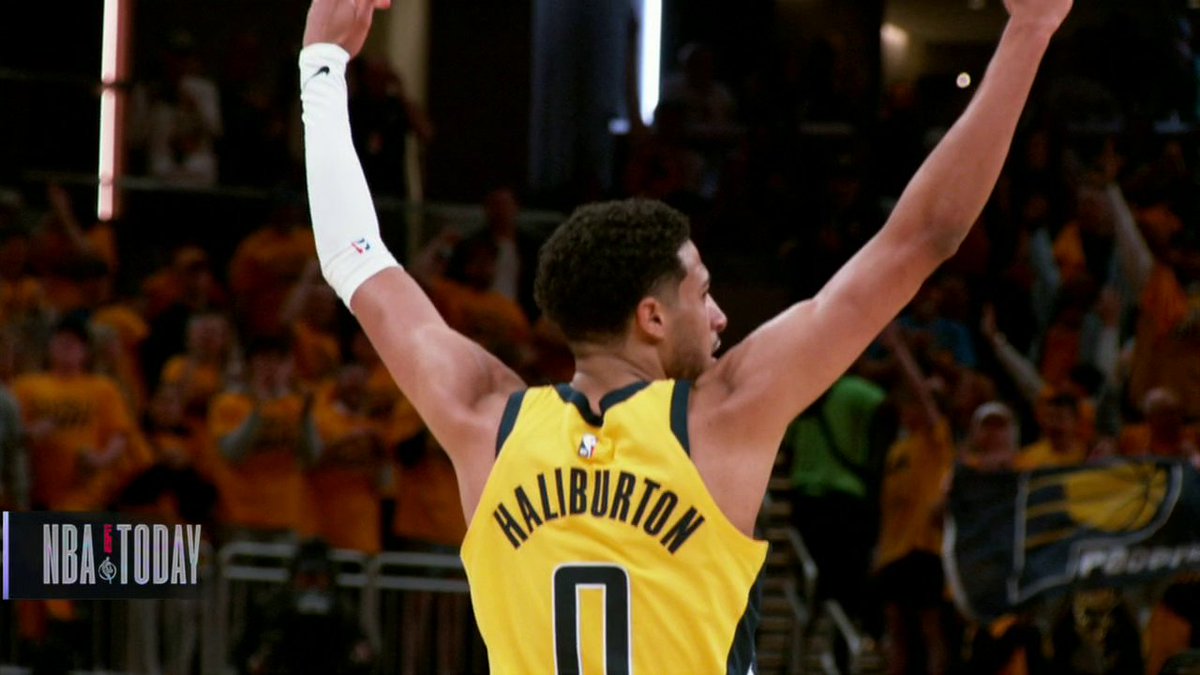 "I think when you're successful people will always find a reason to discredit you." Tyrese Haliburton tells Malika Andrews about the pressure that comes with success.
