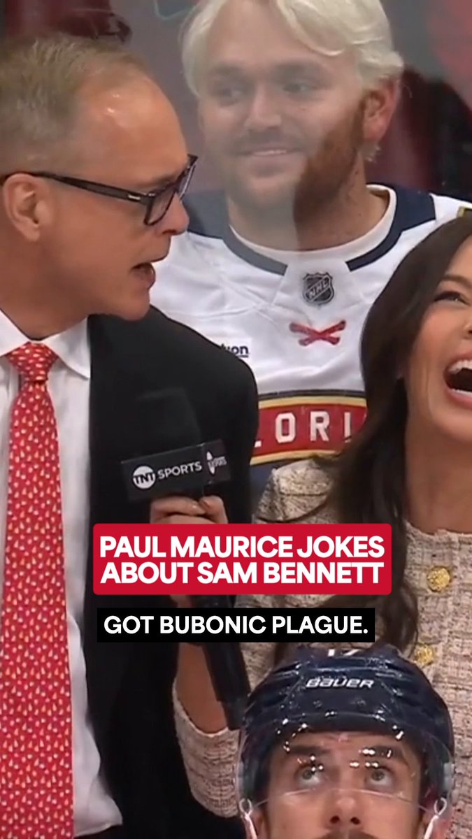 Just Paul Maurice cracking jokes again! 😅 Catch Game 4 of the #StanleyCup Final between the Edmonton Oilers and Florida Panthers on Thursday at 8p ET on NHLonTNT, Sports on Max, Sportsnet, and TVA Sports!