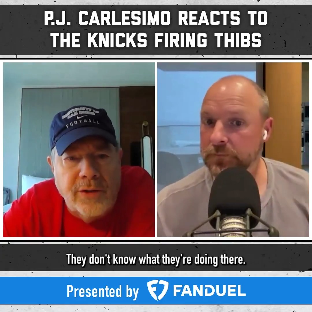 "That's the Knicks. They don't know what they're doing. They are their own worst enemy." P.J. Carlesimo joined Russillo and shared his reaction to the Knicks firing Tom Thibodeau. Presented by FanDuel Sportsbook.