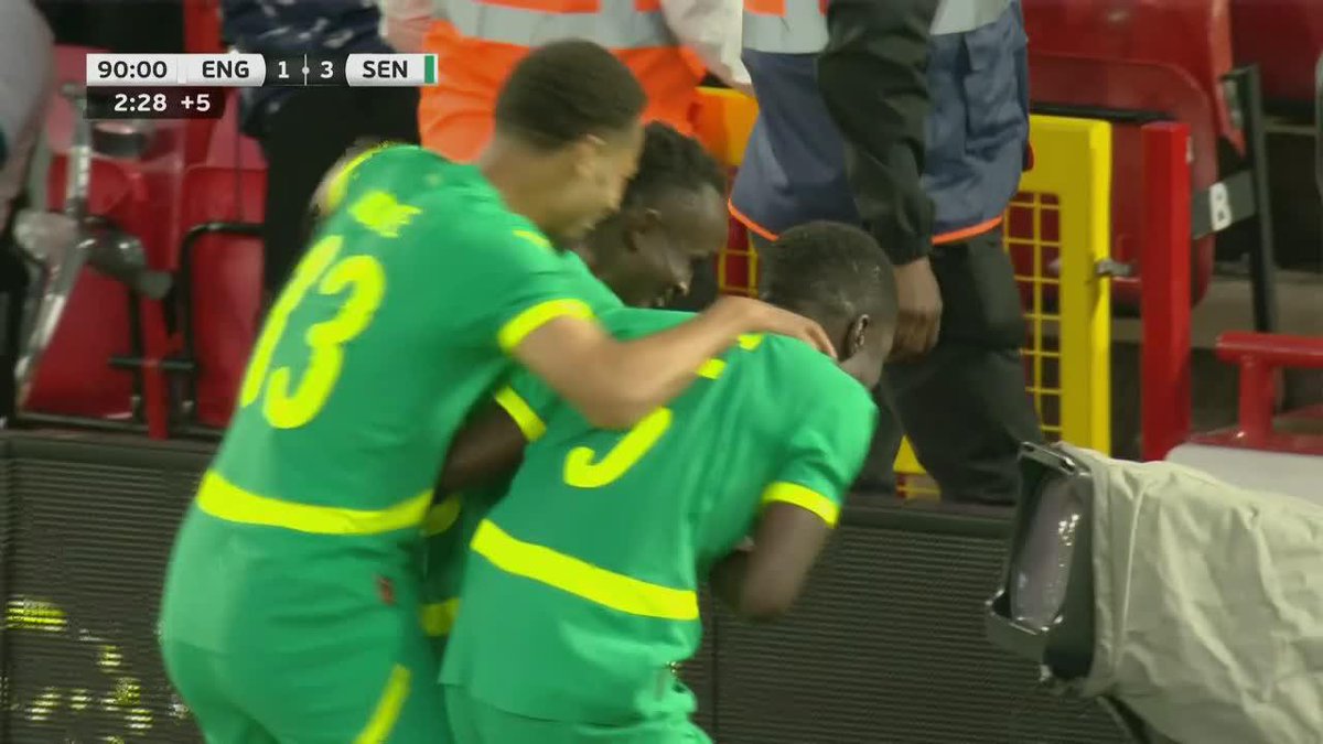 SENEGAL LE GANA 3-1 A INGLATERRA Y ESTIRA SU INVICTO A 24 PARTIDOS. TREMENDO. 🤯🇸🇳🏴󠁧󠁢󠁥󠁮󠁧󠁿