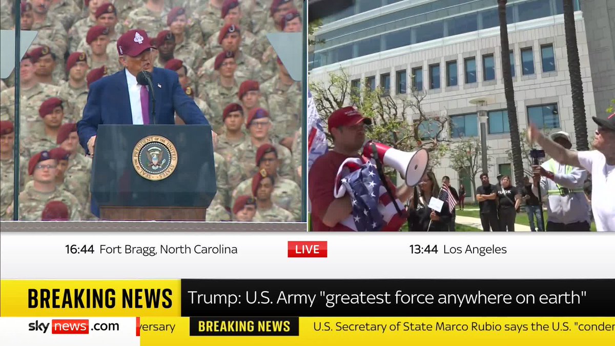 NOW - Trump: “We will liberate Los Angeles."