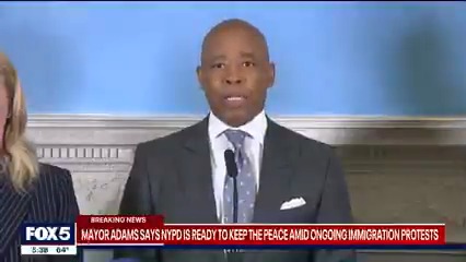 While peaceful protests are part of the fabric of our nation, together with the NYPD, we're making it clear that we will not tolerate any form of violent or destructive protests in our city. If you plan to protest, please remember to do so peacefully so we can continue to keep all New Yorkers safe.