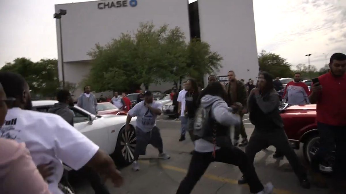 Classic: Brawl in parking lot #fight #texas