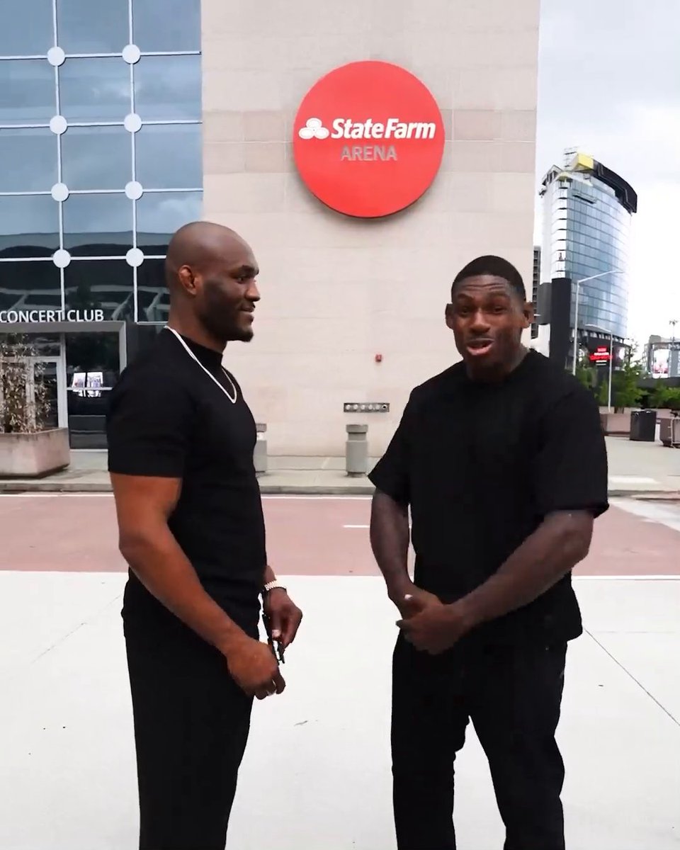 Joaquin Buckley couldn't believe he was facing off with Kamaru Usman 😂 #UFCAtlanta (via UFC)