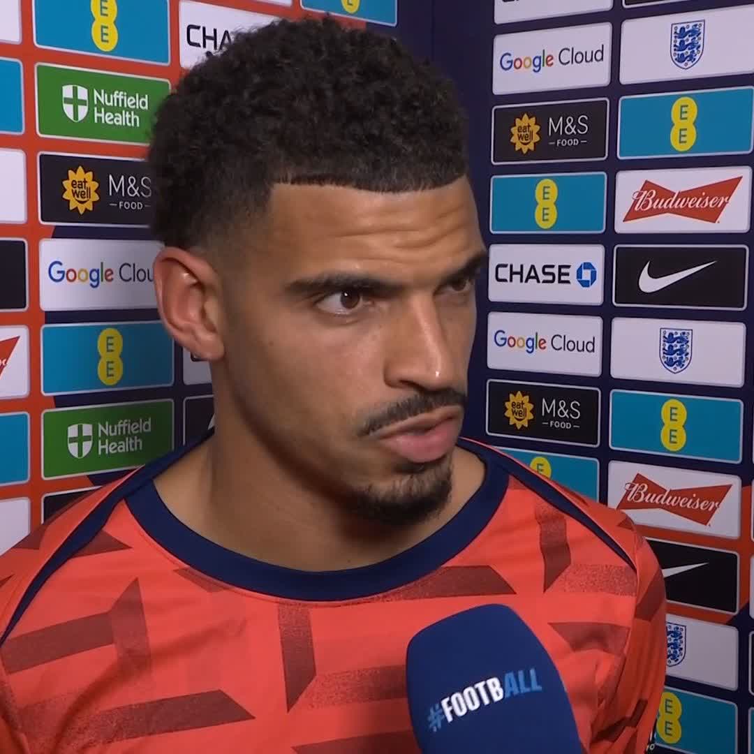 "Representing my country at my home club is a special feeling" ❤️🏴 Morgan Gibbs-White speaks to Gabriel Clarke on a bittersweet night playing for England at the City Ground #ThreeLions | #NFFC