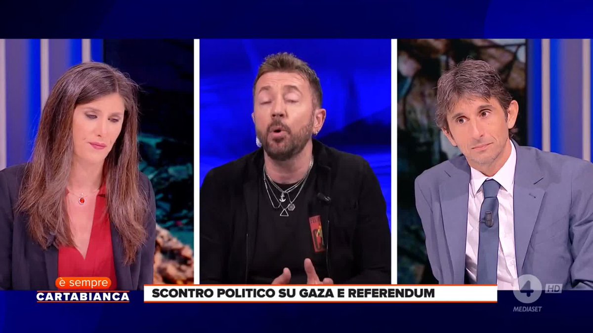 "Meloni era molto vicina al tema palestinese, poi però ha vinto le elezioni e ha fatto tutto ciò che vogliono gli Stati Uniti e non può attaccare Netanyahu perchè è di destra. Concretamente questo governo non sta facendo niente" Andrea Scanzi a #ÈsempreCartabianca