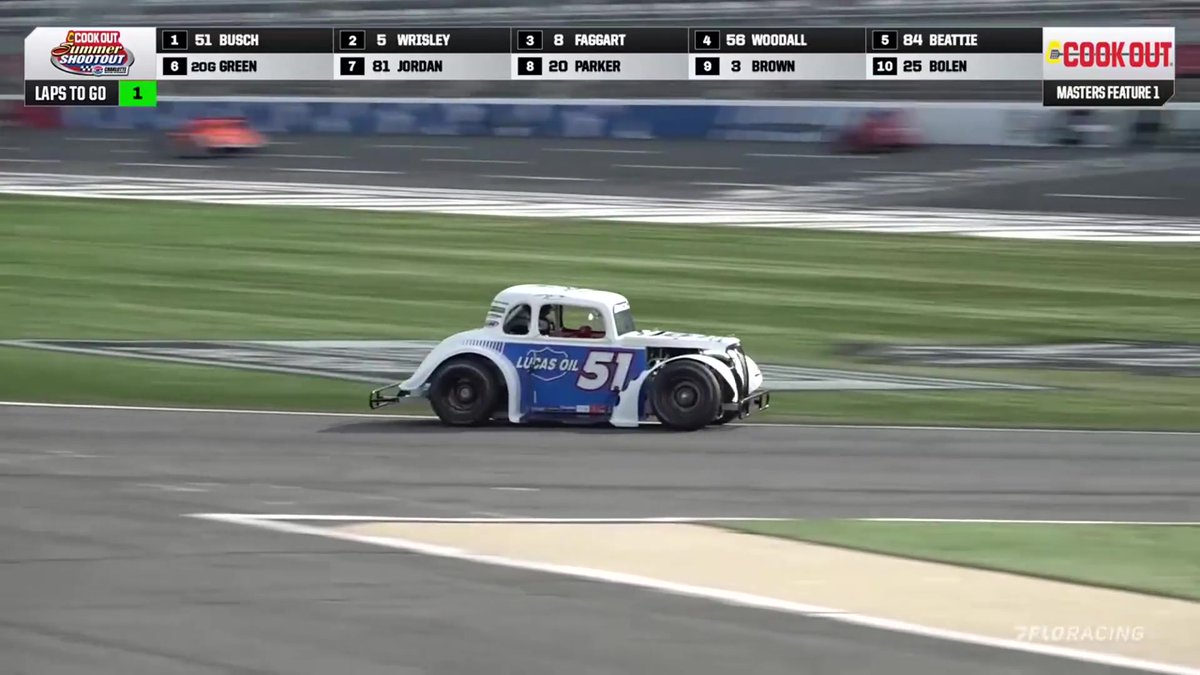All Kyle Busch in #SummerShootout Masters Race #1! Can he double up later tonight at Charlotte Motor Speedway?