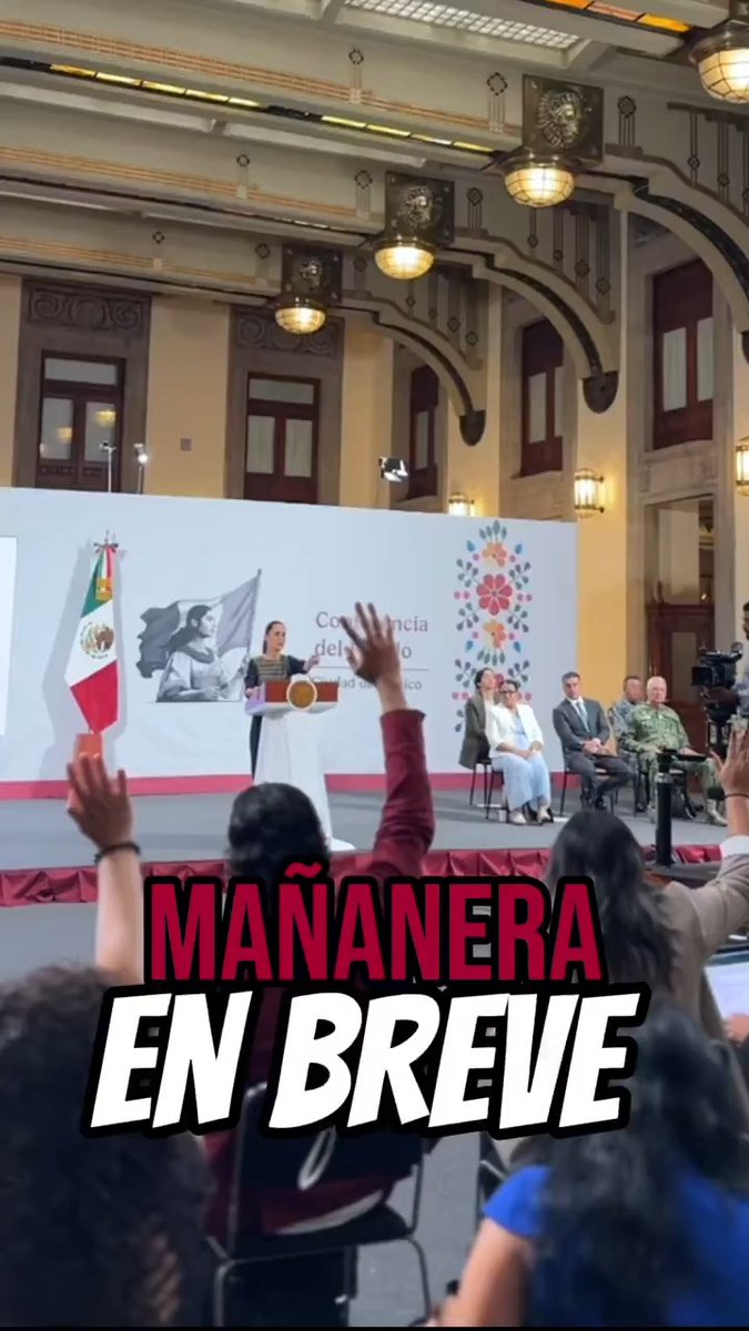 La #MañaneraEnBreve de la presidenta Claudia Sheinbaum Pardo: 📉 Homicidio doloso baja 25.8 por ciento entre septiembre y mayo. 🤝 Plan México y tratados comerciales.