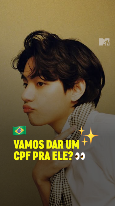 O V cantandoooo 😭 Eu não resisto. Lamento…… #MTVMúsica #BTS #V