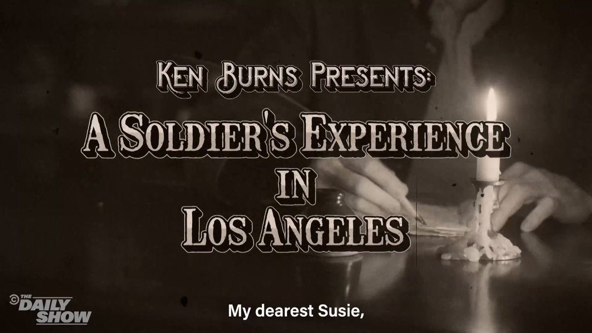 Ken Burns Presents: A Soldier's Dispatch from the Front Lines in L.A.
