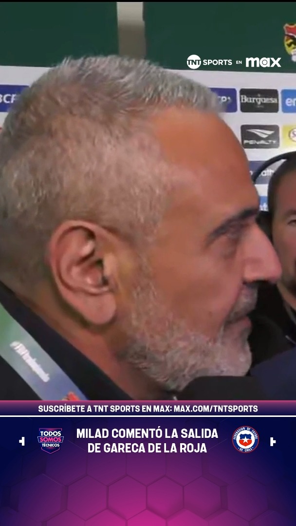 😐🇨🇱❌ Lamentó el desenlace.. Pablo Milad entregó las primeras declaraciones tras la salida de Ricardo Gareca de #LaRoja, luego de caer 2-0 ante Bolivia en El Alto. #TSTxTNTSports.