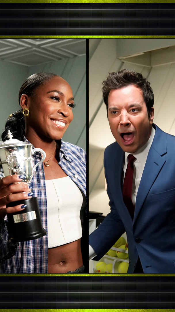 .Coco Gauff did that. 🏆 #FallonTonight #RolandGarros