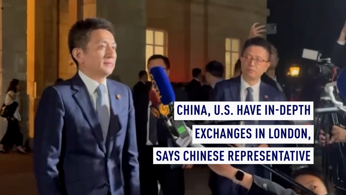 中国国际贸易代表、商务部副部长李成刚表示，中美两国代表团为期两天的沟通“专业、理性、深入、坦诚”。为期两天的伦敦会议即将结束。
