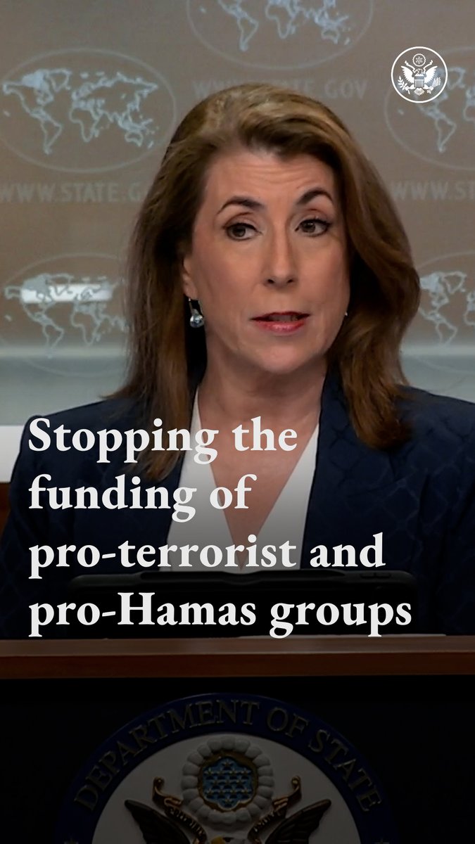 The United States has sanctioned five individuals and five sham charities for financially supporting Hamas under the guise of humanitarian work. We are committed to ensuring humanitarian aid can in fact be delivered by reliable and safe organizations.