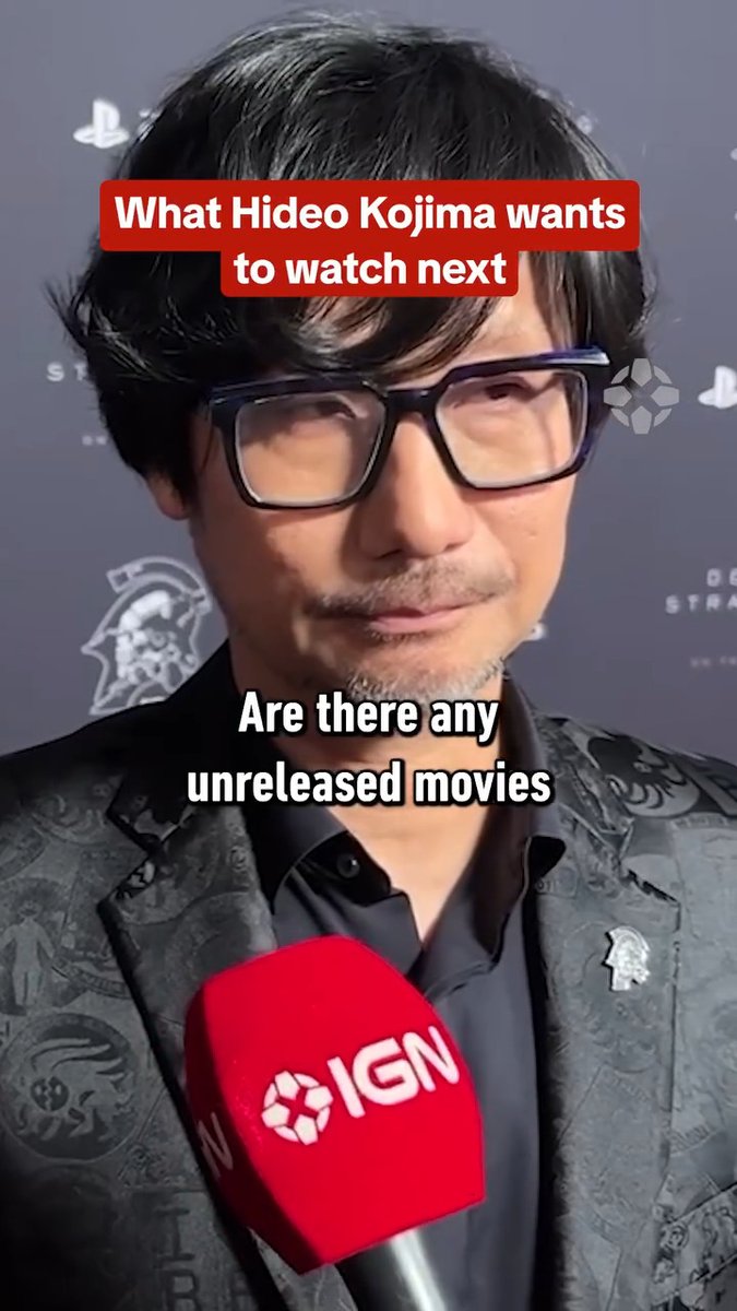 Death Stranding 2 director Hideo Kojima is also a huge movie buff! #ignsummerofgaming