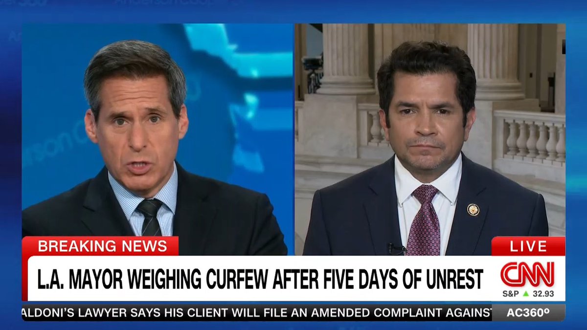 "He wants to keep this in the news...I believe he's going to try to make this thing last as long as possible": Rep. Jimmy Gomez on President Trump saying the National Guard will stay in Los Angeles “until there’s no danger.”