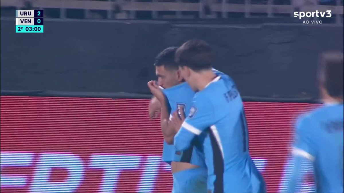 O golaço de Arrascaeta em Uruguai x Venezuela. 🎥 sportv | ge