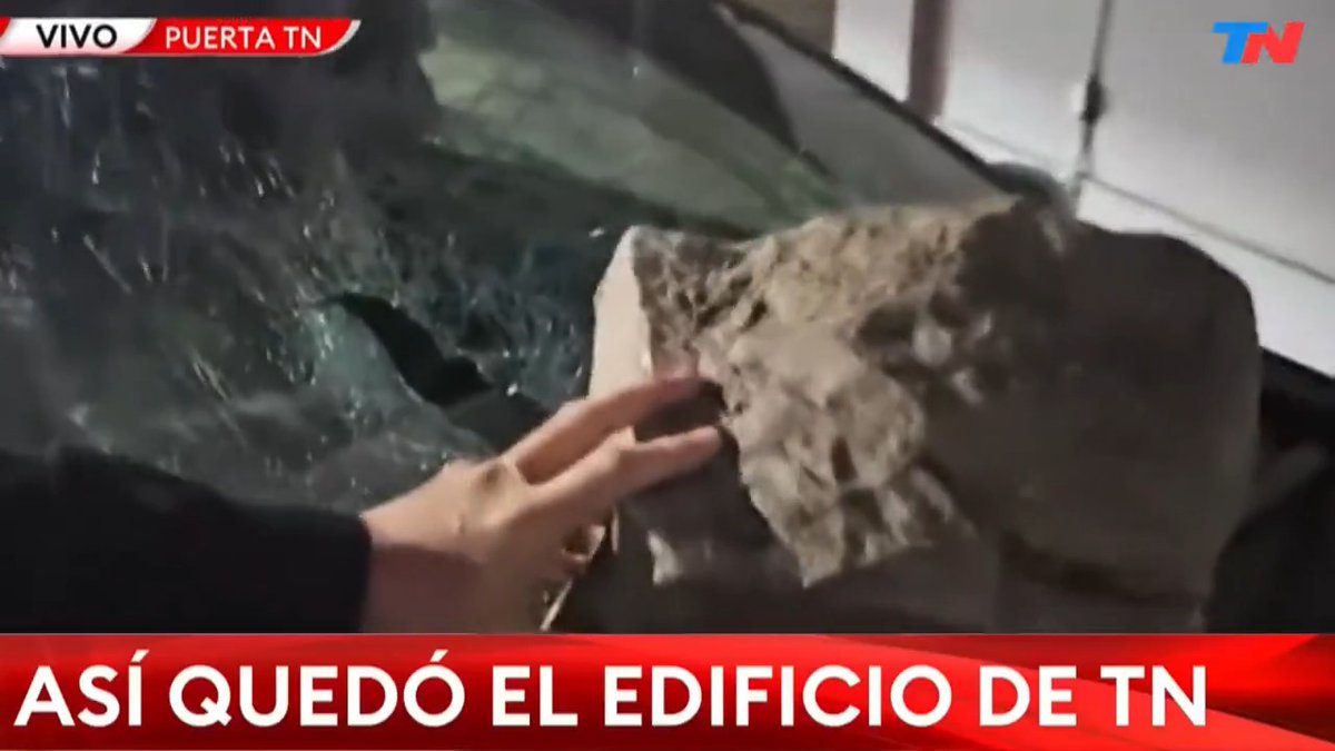 "Artear": Por los destrozos en el edificio donde funcionan Canal 13 y TN