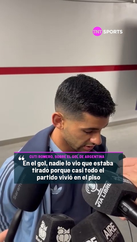 "CASI TODO EL PARTIDO VIVIÓ EN EL PISO" 🇦🇷 Cuti Romero habló post partido y se refirió al gol de Thiago Almada para el 1-1 de Argentina ante Colombia.