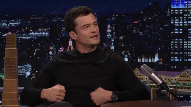 Orlando Bloom talks working with Bryce Dallas Howard and Nick Mohammed in his new film Deep Cover! #FallonTonight
