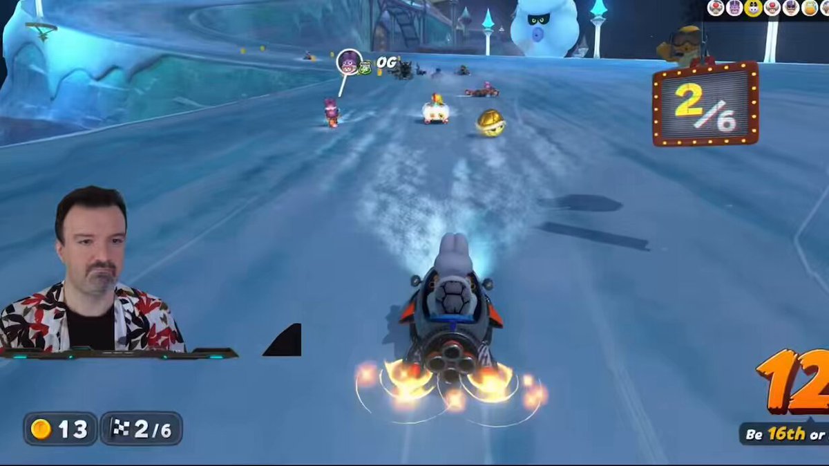 Guys he’s only losing because Nintendo is hiding the lag, ok?
