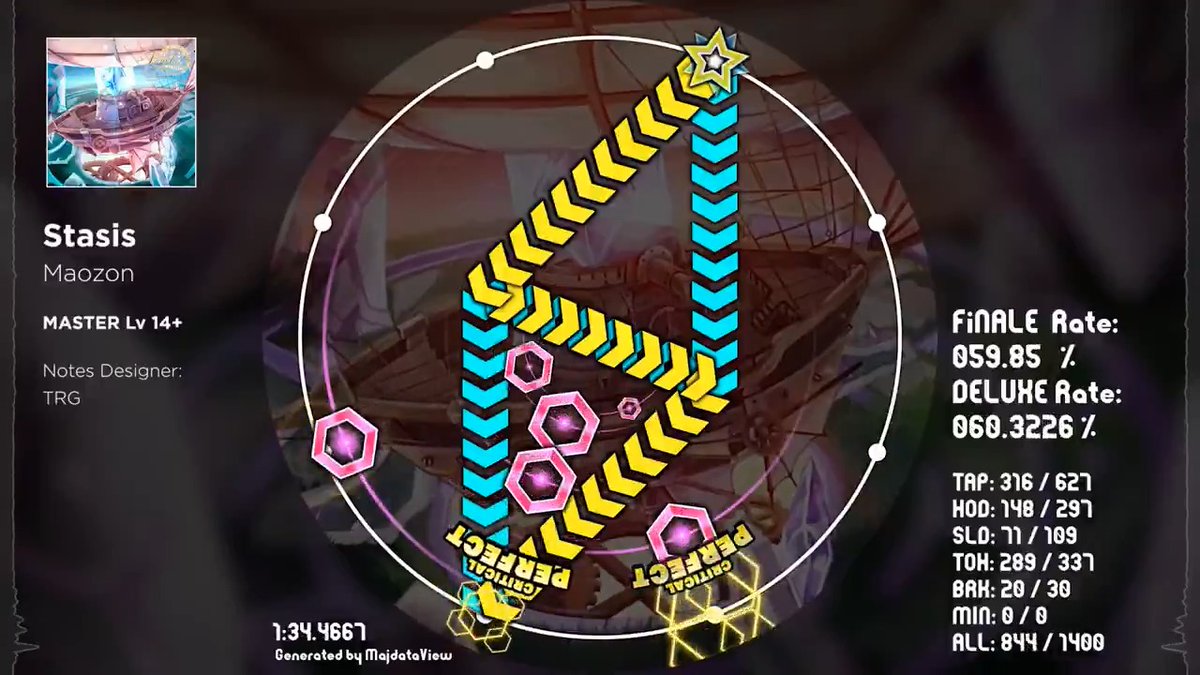 Stasis / Maozon Master Lv 14+ (14.9) Youtube: Majdata: Download: