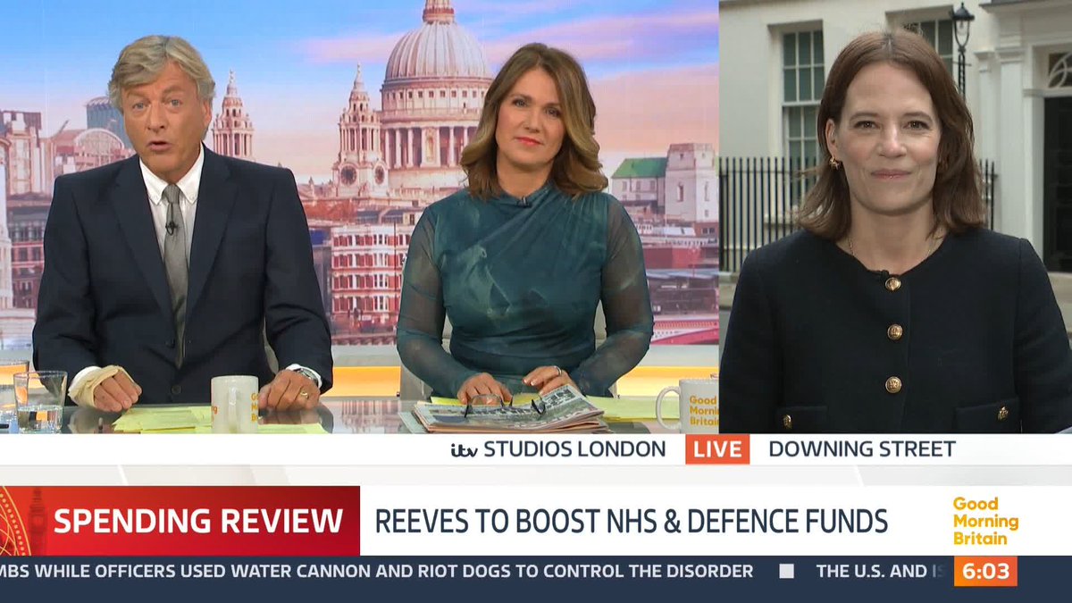 Chancellor Rachel Reeves will promise to "renew Britain" with a £113 billion pledge in extra infrastructure funding for towns and cities outside of London and the South East, with a £39 billion investment in affordable homes. @louisajamesitv reports.