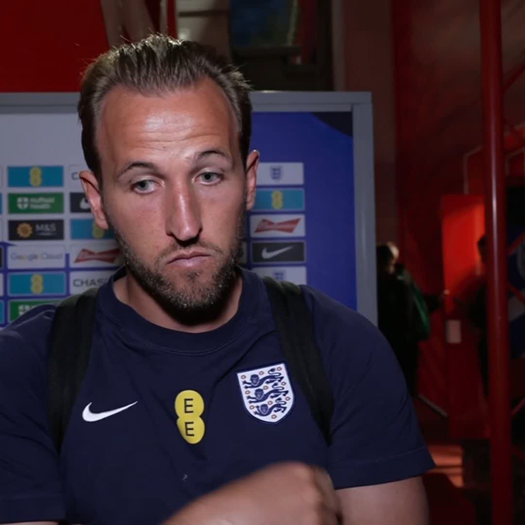"It's a crazy decision" 🤔 Harry Kane was unhappy with the decision to disallow Jude Bellingham's goal last night 🏴