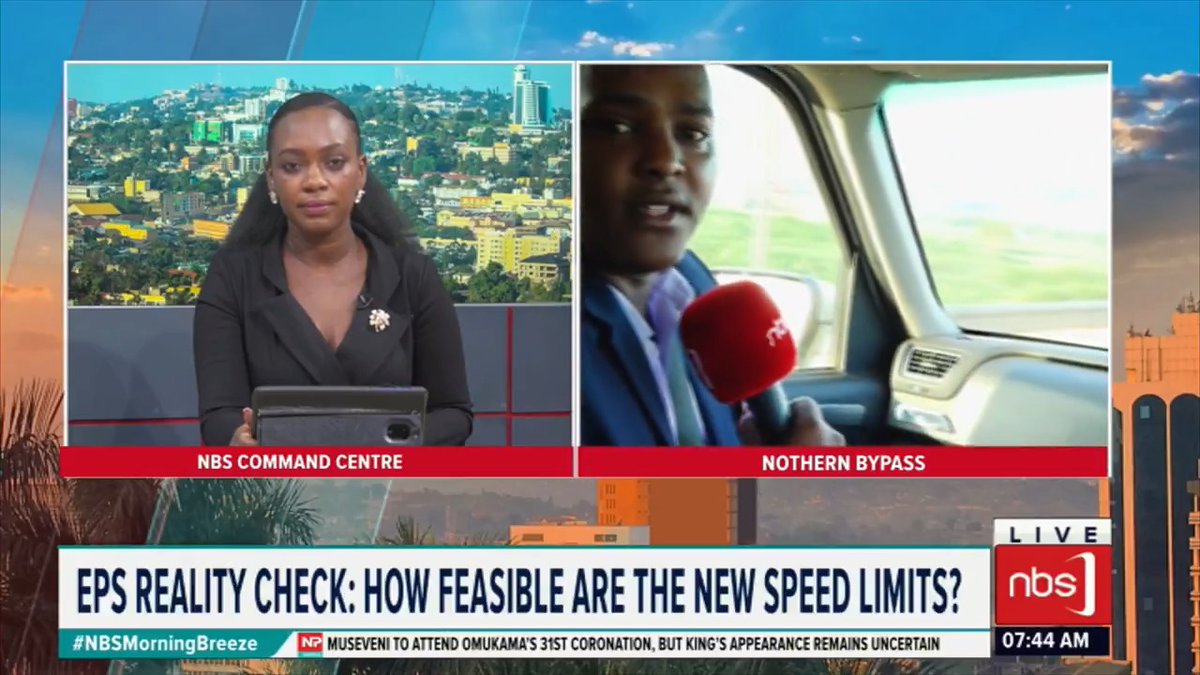 VIDEO: Canary Mugume is along the Northern Bypass en route to Entebbe, following the enforcement of new express penalty measures. #NBSUpdates #NBSMorningBreeze