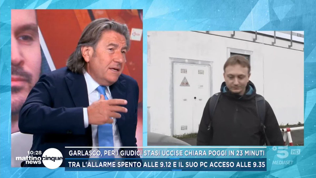 #Garlasco, per i giudici #Stasi uccise Chiara in 23 minuti. In diretta a #Mattino5 parlano gli avvocati De Rensis e Lovati