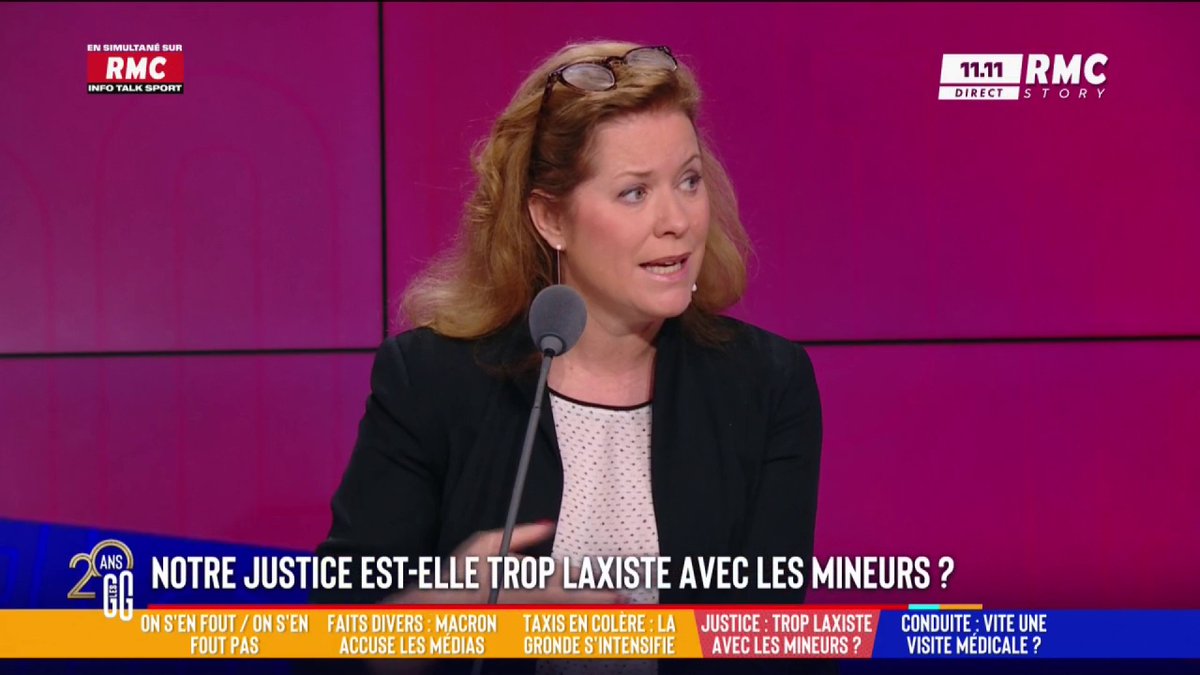⚖️ Notre justice trop tolérante avec les mineurs ? 🎙️ Béatrice Brugère, magistrate : "On ne sait plus sanctionner... aller en prison est vu comme mal ! Même les magistrats ne croient plus en la prison ! On est pour des ultra courtes peines pour les mineurs !" #GGRMC