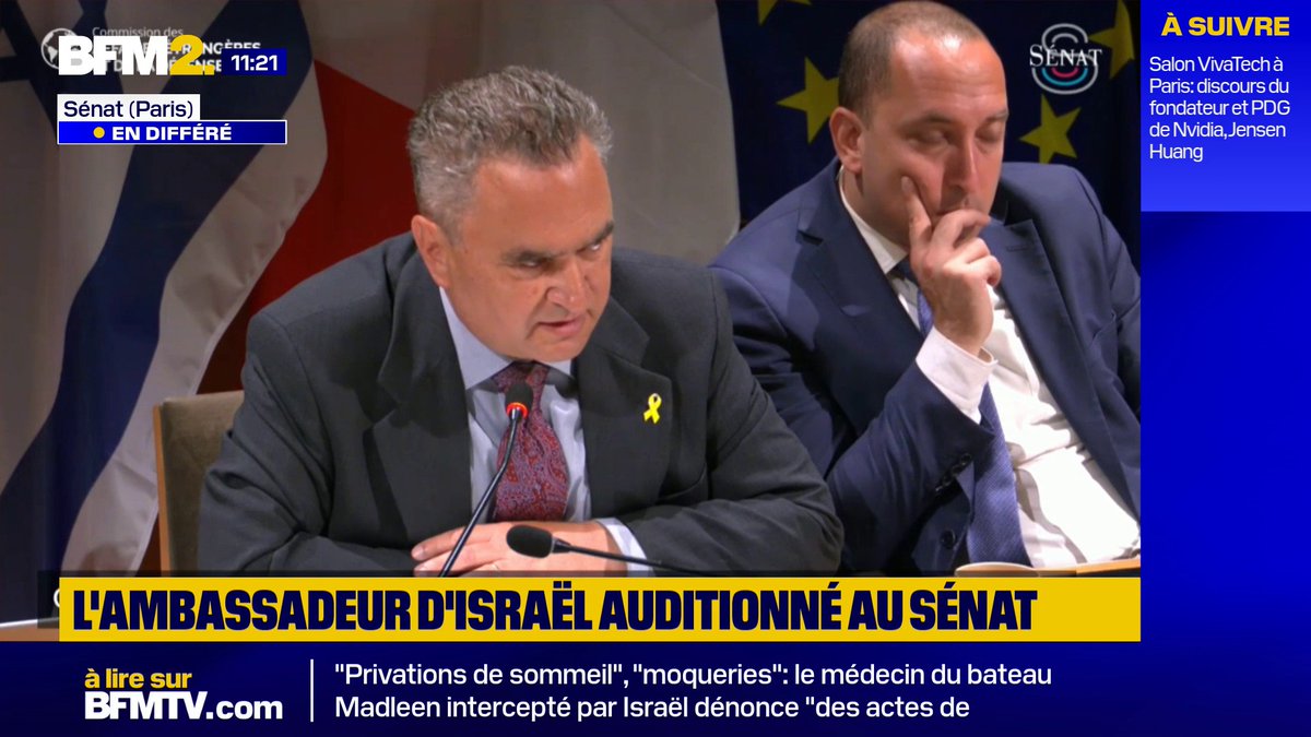 "La reconnaissance de l’État palestinien par la France la semaine prochaine serait un désastre pour les Palestiniens, pour les Israéliens, pour les relations franco-israéliennes", estime l'ambassadeur d'Israël en France #BFM2