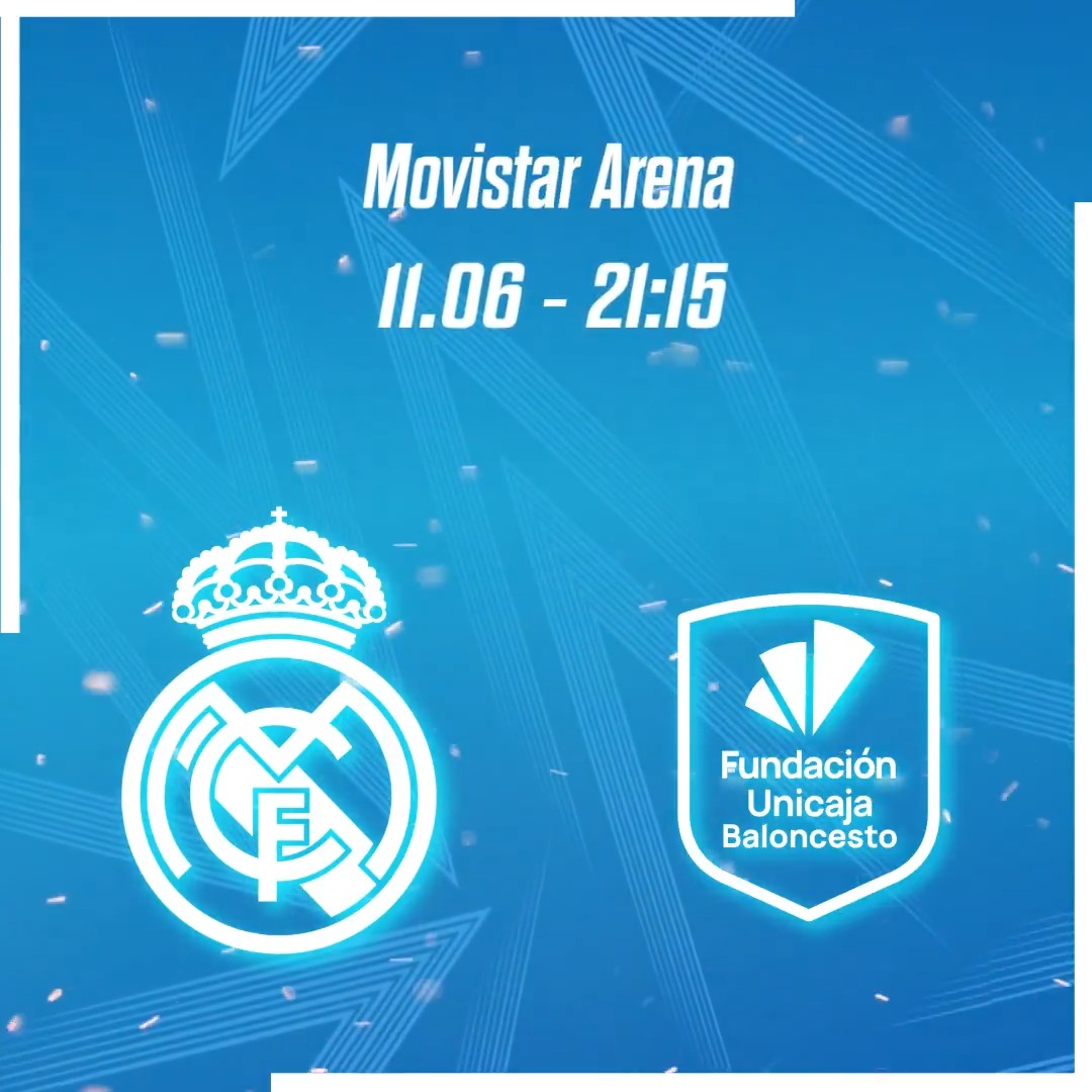 Real Madrid-Unicaja: primer partido de las semifinales de la Liga.