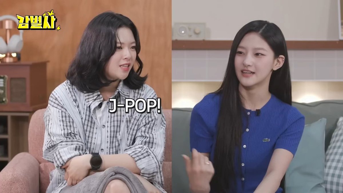 Jeongyeon said she likes rock &amp; J-pop when Belle was asked what type of song she would write for Jeongyeon