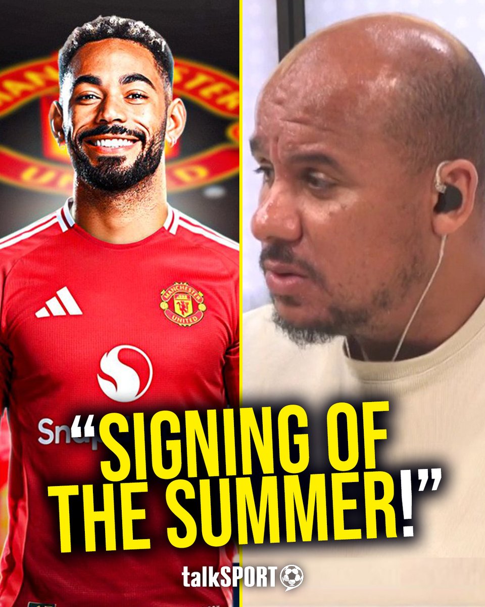 👏 "That's a BIG signing for me!" Agbonlahor names Cunha to #MUFC as his signing of the summer so far! 🔥 Do you agree with Gabby? 🤔