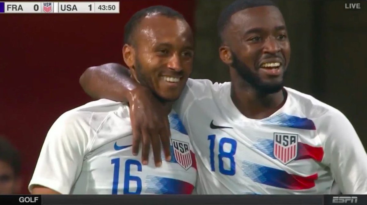 Remember when Julian Green scored against France in Lyon.